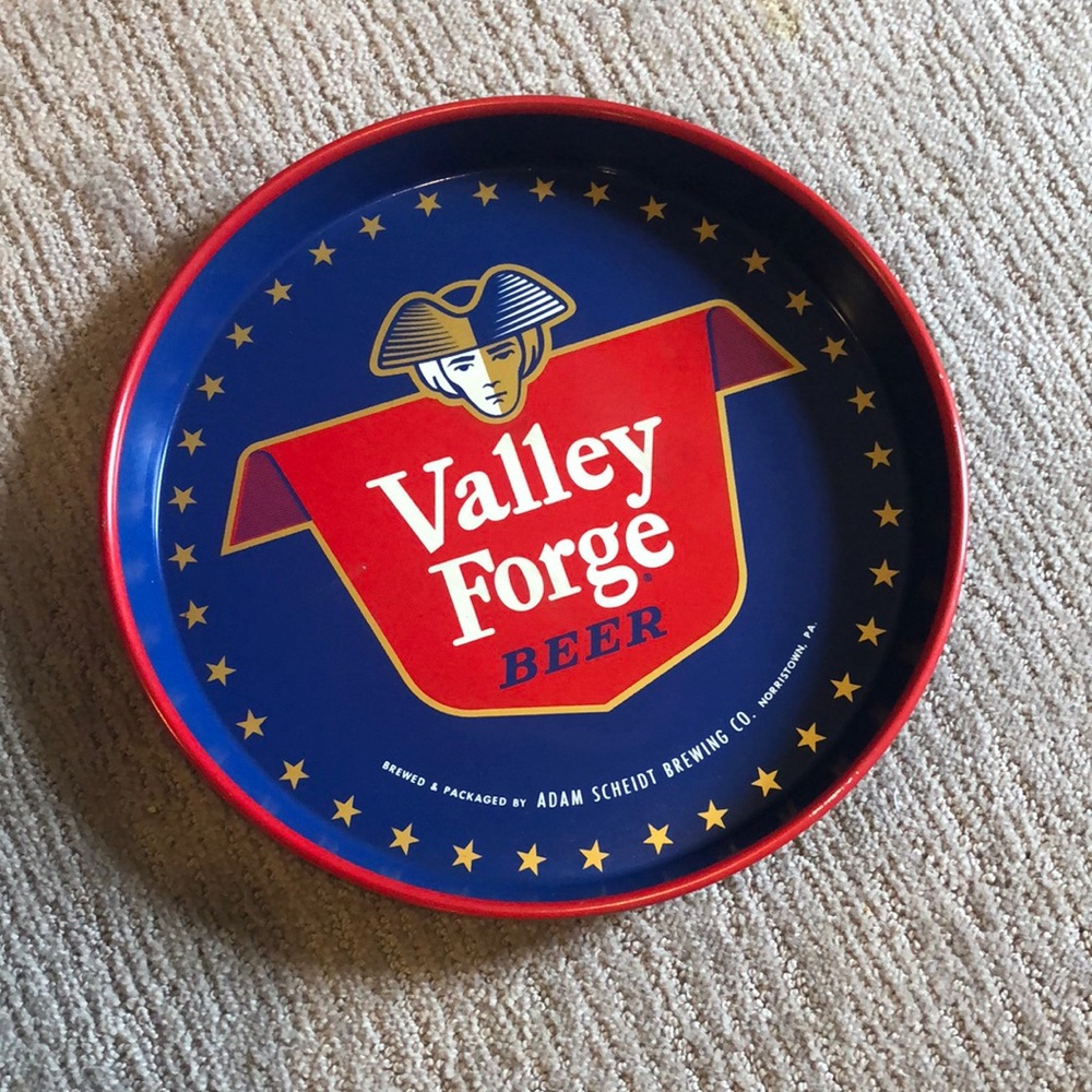 Valley Forge Beer Co 1976 Patriotic 12” beer tray in very good condition